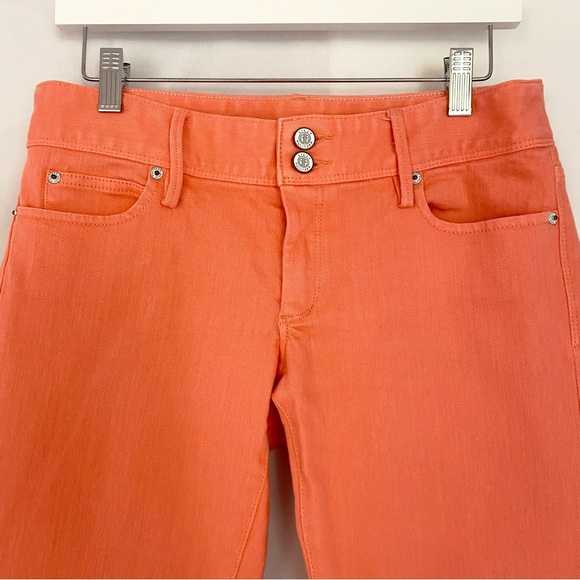 Lilly Pulitzer Coral Worth Straight Jean Pants Size 6 - Picture 6 of 10